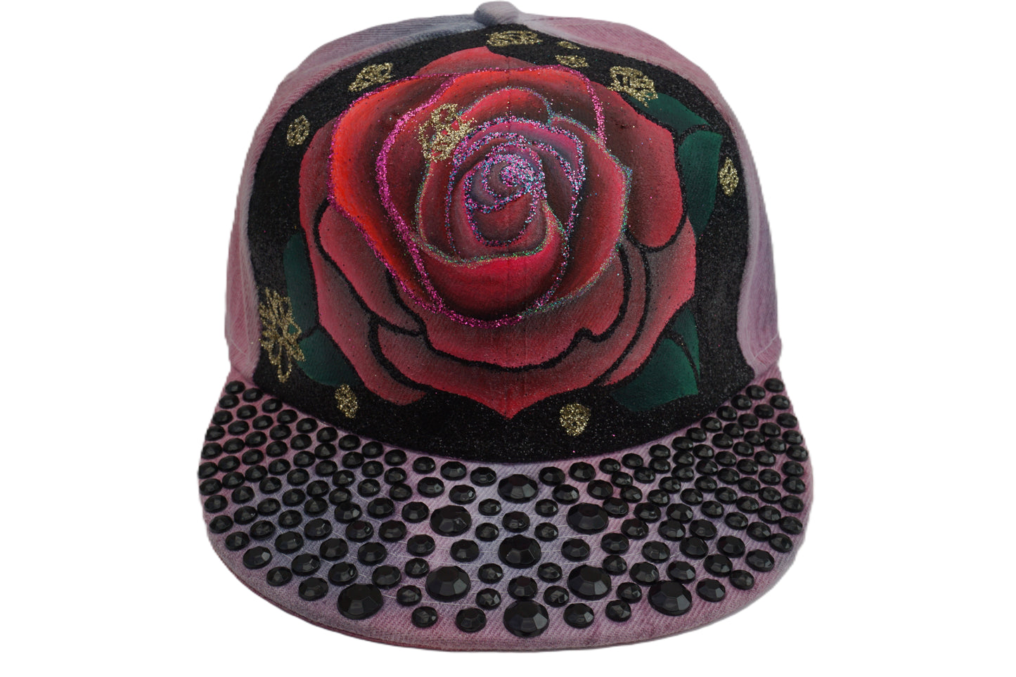 Rosa roja diamante negro