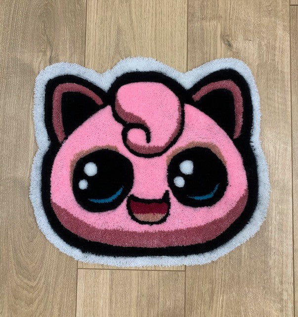Jigglypuff Pikachu Character Tufting Rug