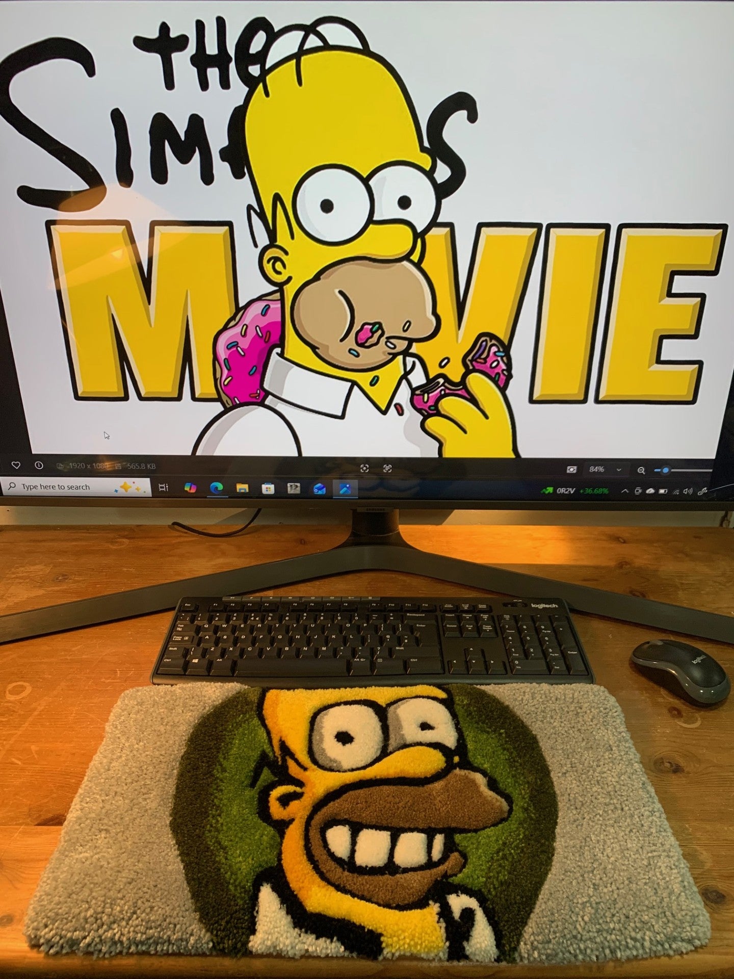 Homer Computer Tufting Rug